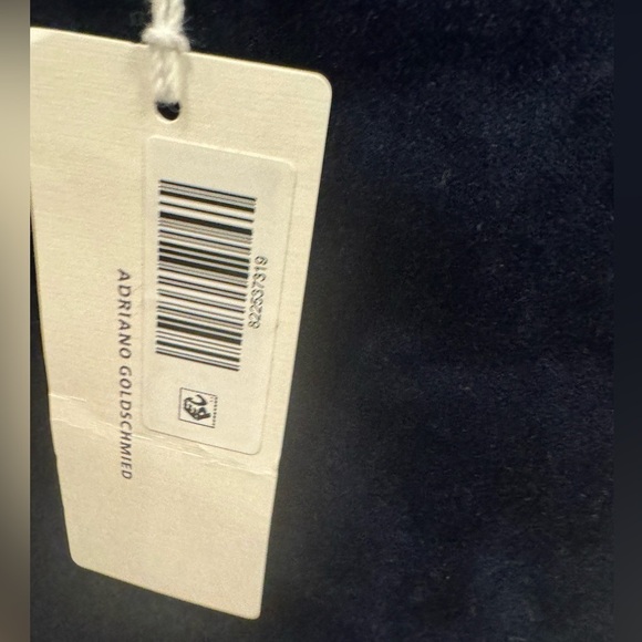 NWT AG Adriano Goldschmied Mari tuxedo stripe High Rise Straight Leg Pant SZ 26 - Picture 9 of 9